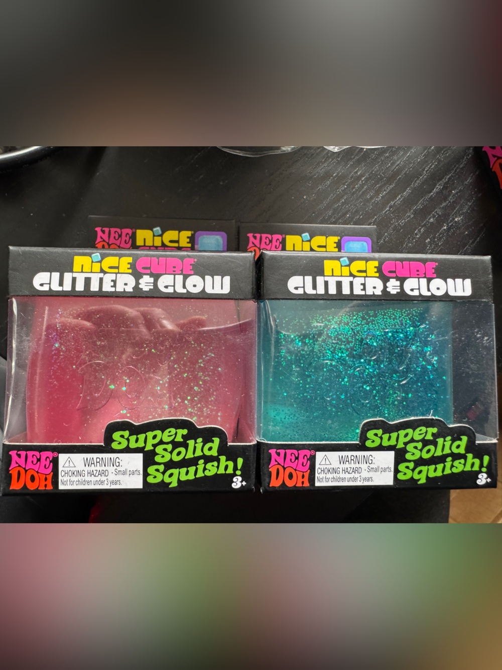 Needoh nice cube glitter squishy toy